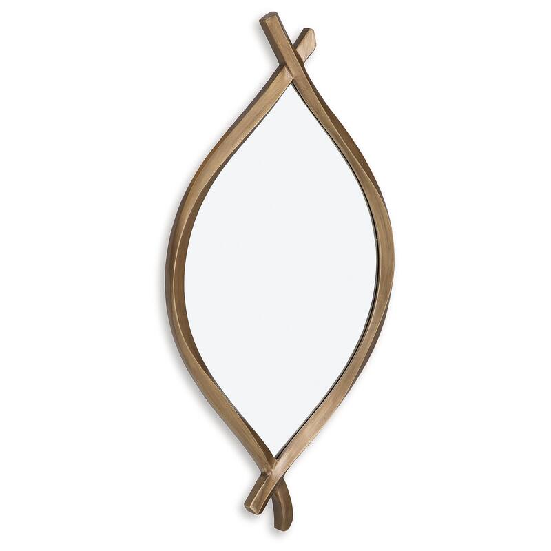 Signature Design by Ashley Bartner Gold Accent Mirror - 18.11" W x 1.25" D x 36.02" H