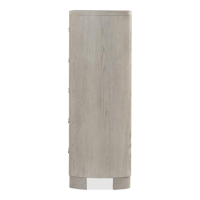 Furniture of America Weegin Modern White Oak Wood 5-Drawer Chest