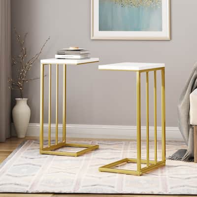 Baywinds Modern C Side Table (Set of 2) by Christopher Knight Home
