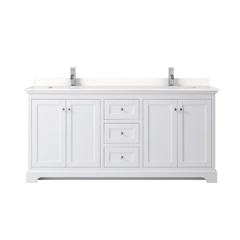 Wyndham Collection WCV232372D-QTZ-UNSMXX Avery 72" Free Standing