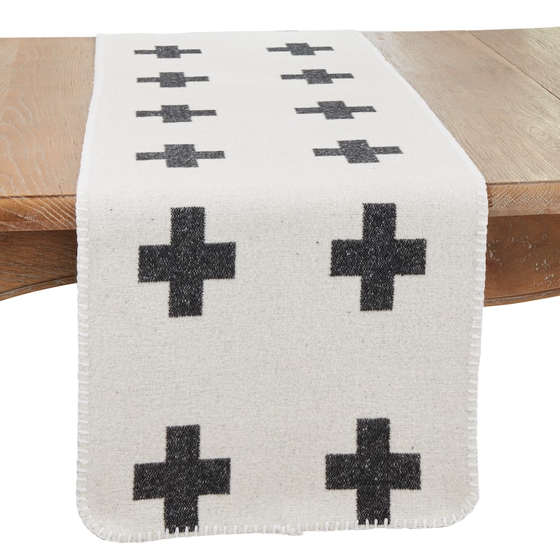 Eye-Catching Reversible Plus Sign Table Runner - 16"x72" - 16"x72"