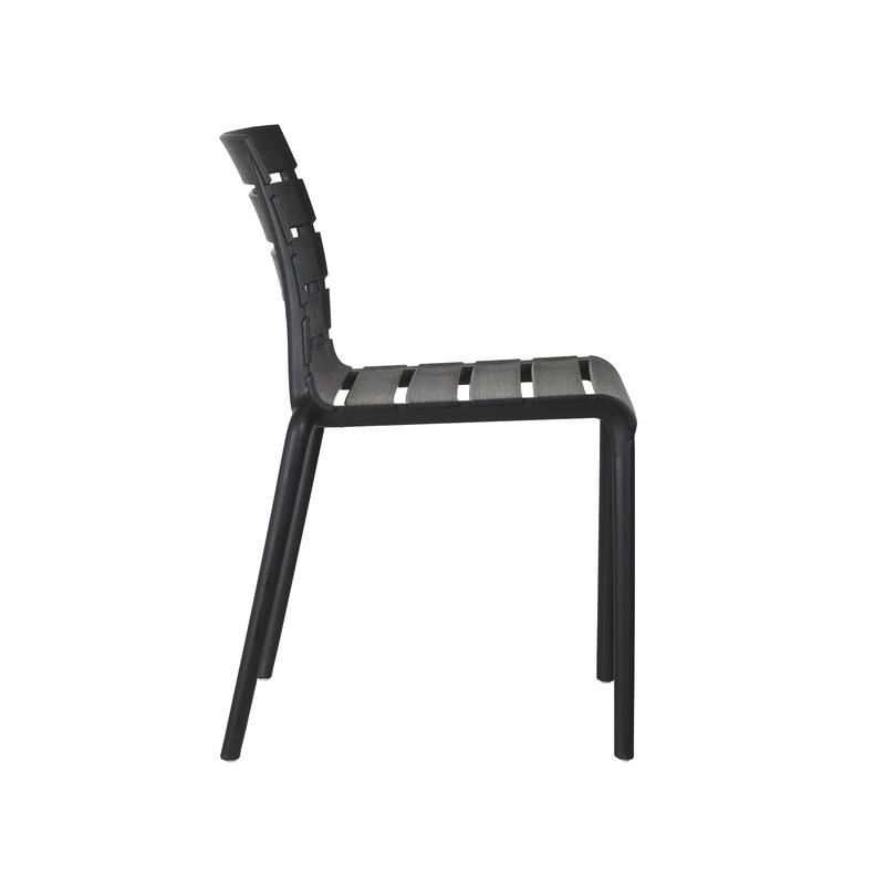 Rylan Set of 4 Stackable Dining Chairs, Indoor/Outoor