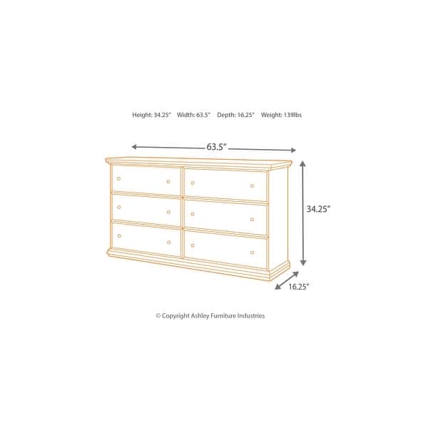 dimension image slide 1 of 2, Signature Design by Ashley Maribel Black Dresser