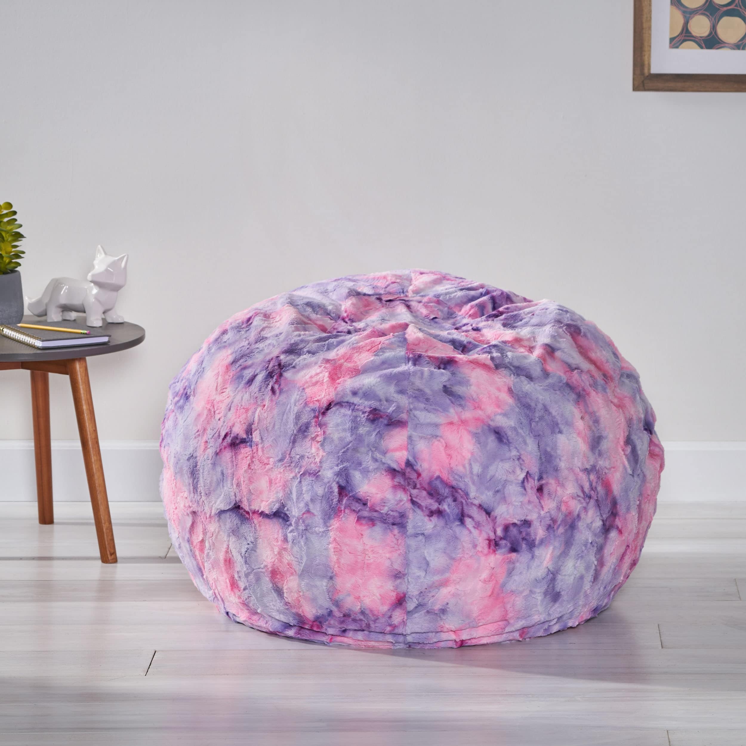 Mize Modern 3 Foot Sorbet Unicorn Tie Dye Bean Bag By Christopher Knight Home Overstock 31914198