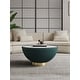 preview thumbnail 1 of 6, Manhattan Comfort Modern Anderson Upholstered Coffee Table Green