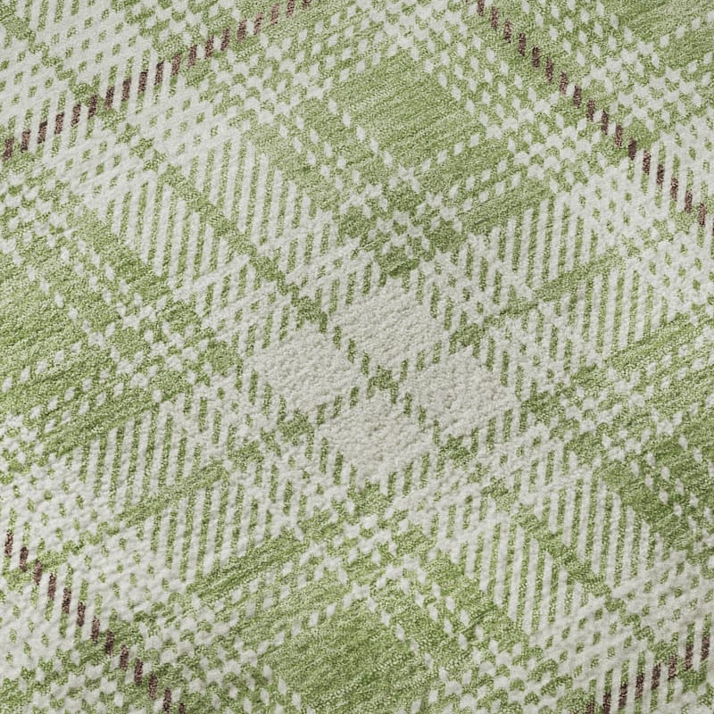 Premium Washable Super Soft Farmhouse Plaid Mayfield Rug