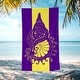 preview thumbnail 39 of 74, Large Turtle Shark Seahorse Beach Towel Pool Swimming Towels 30" X 60", 35"x70" Conch - 35"x70"