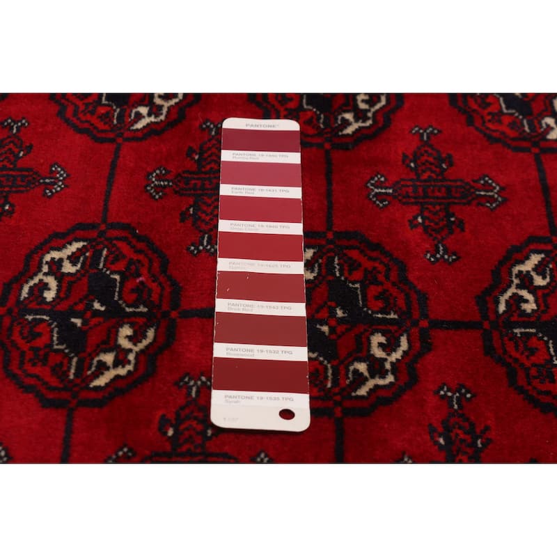 Teimani Red Rug 3'11" x 5'9" - 3'11 x 5'9