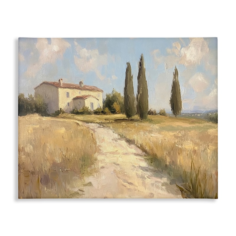 Stupell Country Villa Path Canvas Wall Art Design By Petal Prints Design - 48 x 36