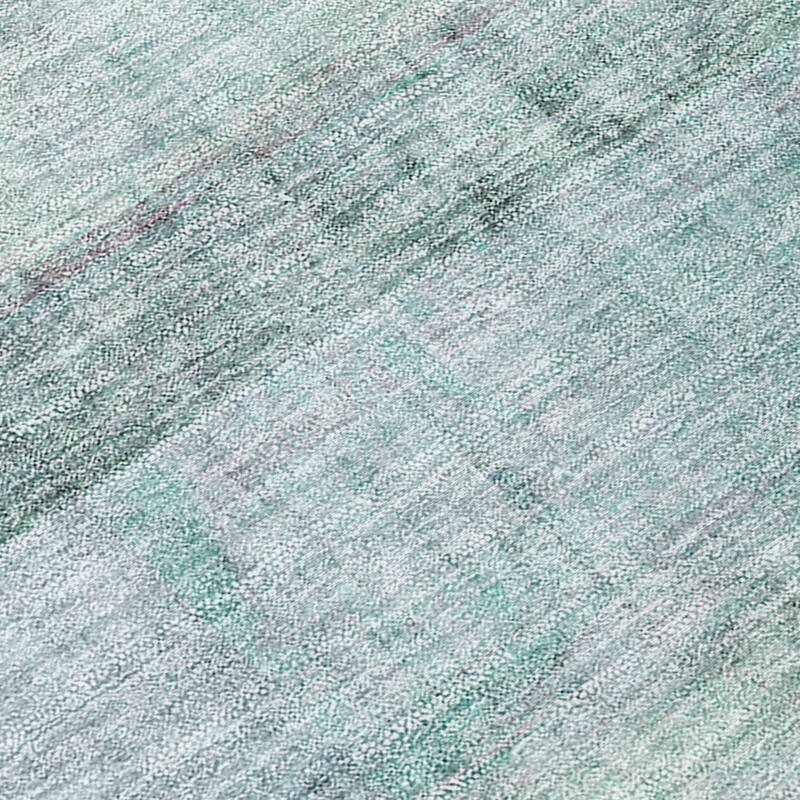 Machine Washable Indoor/ Outdoor Modern Abstract Chantille Rug