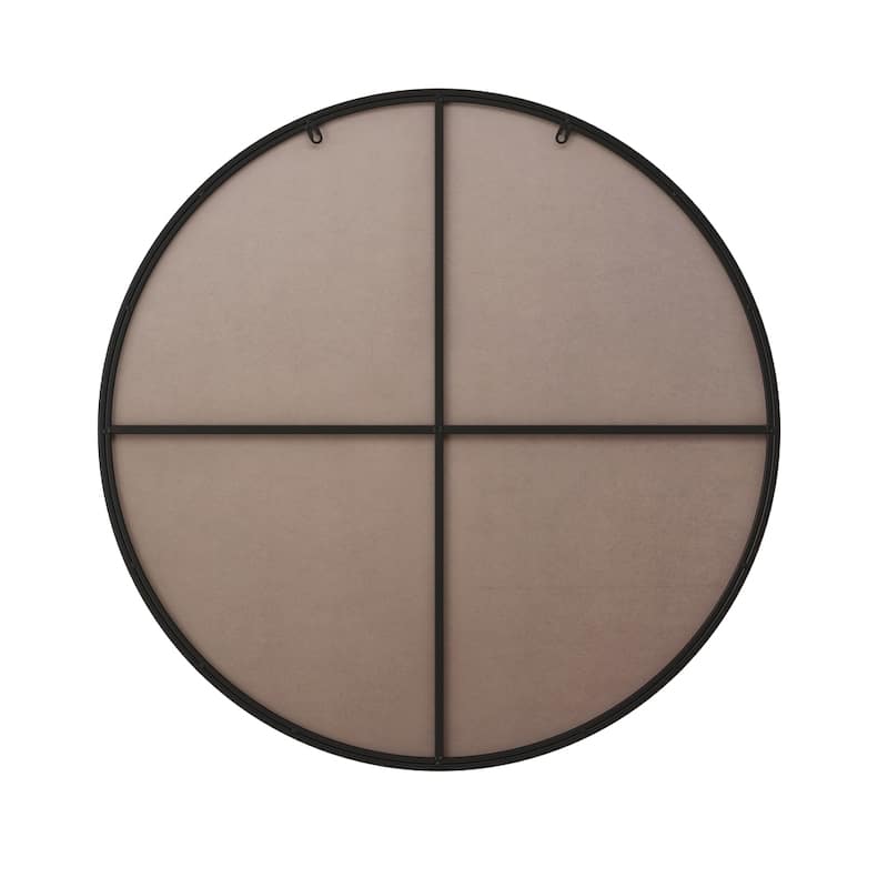 36 Inch Circular Wall Metal Framed Round Vanity Mirror
