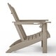 preview thumbnail 16 of 156, Aderson Outdoor Poly Adirondack Chair With Ottoman And Side Table 12-Piece Set