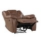 preview thumbnail 4 of 10, Steve Silver Kameryn Faux Leather Manual Recliner