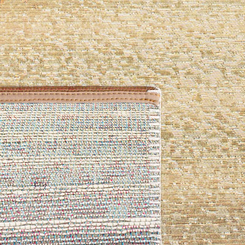 SAFAVIEH Barbados Bukurie Tropical Indoor/ Outdoor Waterproof Patio Backyard Rug