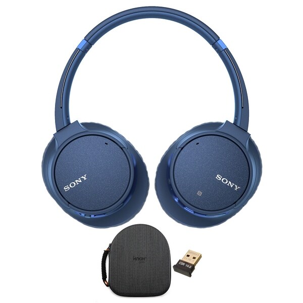 Sony WH-CH700N Wireless Headphones (Blue) with Case Bundle - Overstock -  24203055