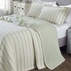 preview thumbnail 8 of 28, Superior Valencia Reversible Cotton Matelasse Bedspread and Sham Set