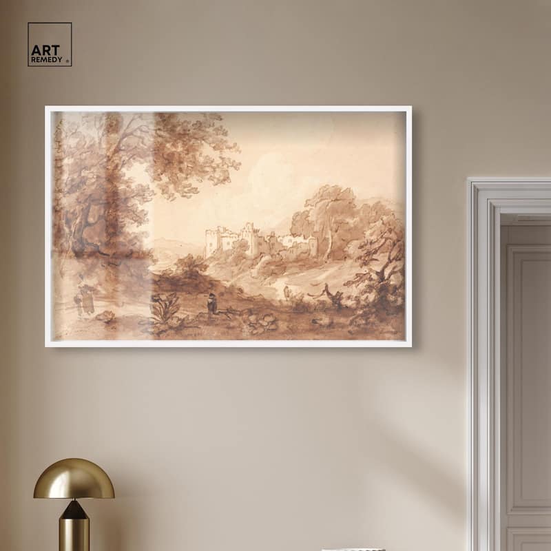 Carew Castle Shadowbox by Art Remedy