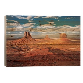Monument Valley I Print On Wood by Philippe Hugonnard - Multi-Color ...