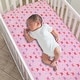 preview thumbnail 2 of 3, Bedtime Originals Magic Garden Pink/Lavender Butterfly Fitted Crib Sheet