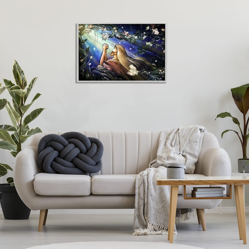 Stupell Religious Gethsemane Prayer Framed Giclee Art Design By Mandie Manzano