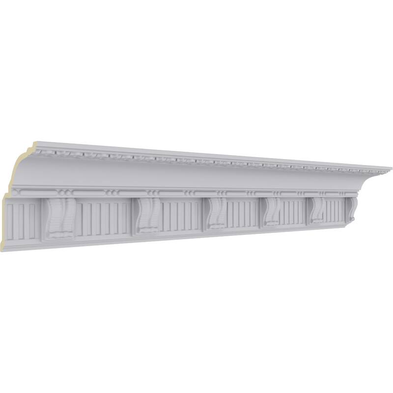 Crendon Crown Moulding - 6 1/8"H x 5 3/8"P x 8 1/8"F x 94 1/2"L