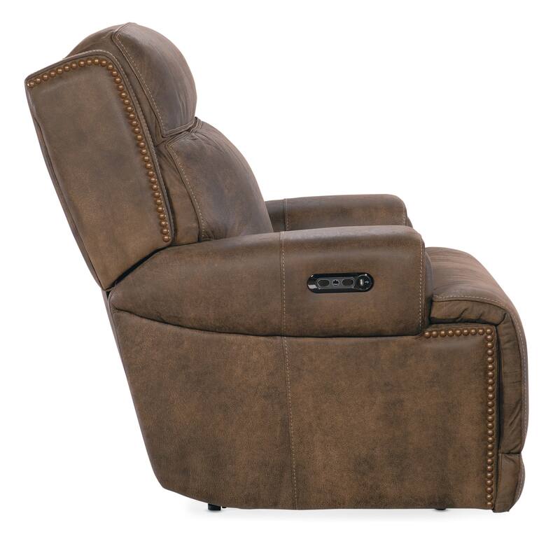 Hooker Furniture SS762-PHZ1 Wheeler 39" Wide Leather Recliner Chair