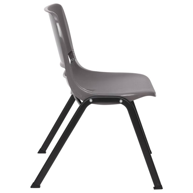 5 Pack 661 lb. Capacity Ergonomic Shell Stack Chair