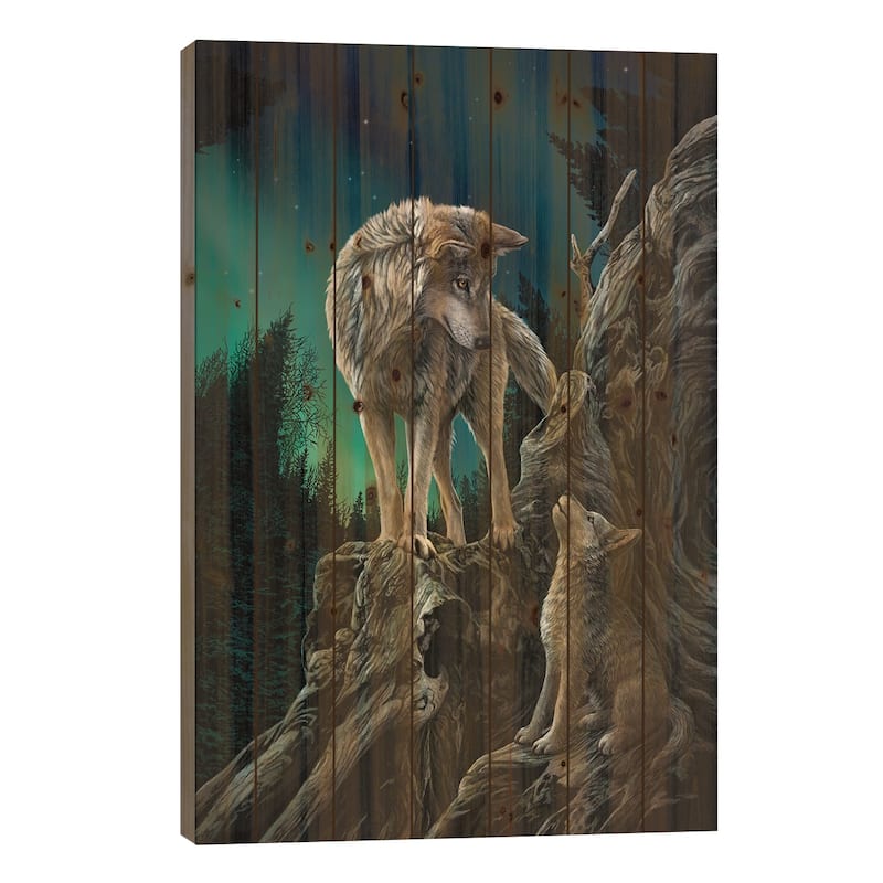 Guidance Print On Wood by Lisa Parker - Multi-Color - 26x18x1.5
