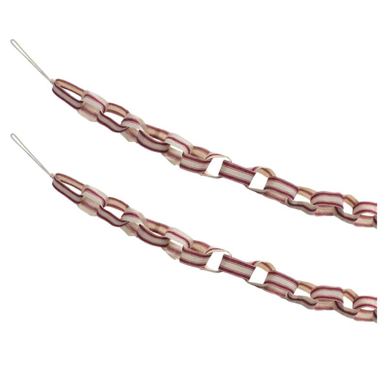 Fabric Chain Garland (Set of 2) - Cream