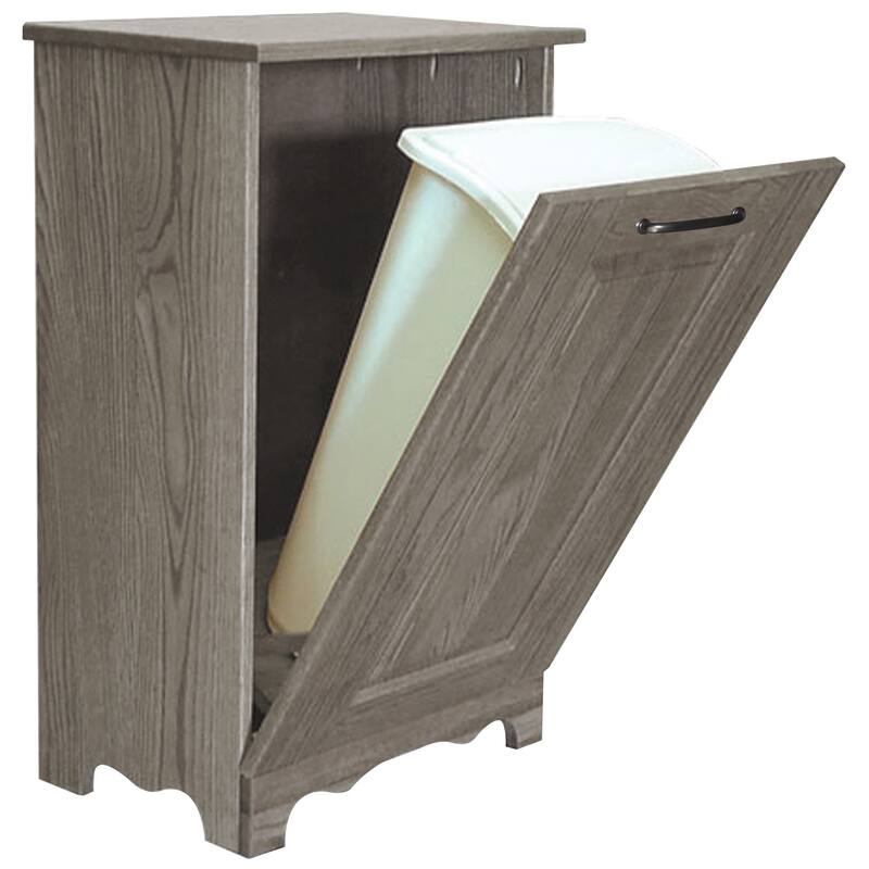 Oak Tilt-Out Trash Bin