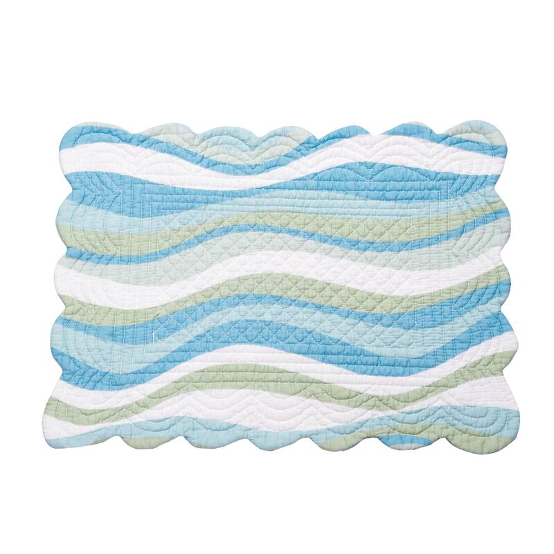 Sea Turtle Cove Quilted Placemat Set 6