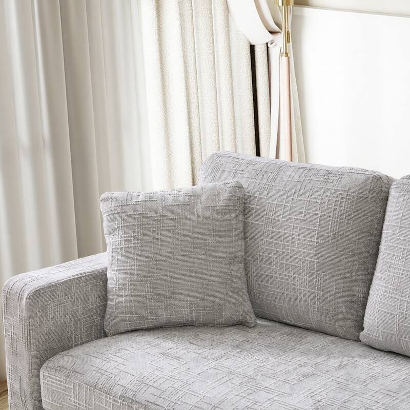 83.9"W Modern Casual Sofa With Removable Upholstery Cover