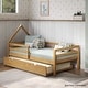preview thumbnail 6 of 4, P'kolino Wood Trundle - Natural