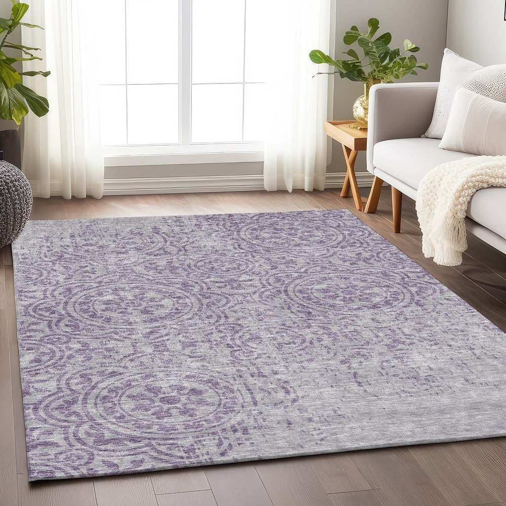 Premium Washable Super Soft Vanishing Medallion Mayfield Rug