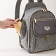 preview thumbnail 17 of 18, Sunveno Tweed Luxe Diaper Bag Backpack