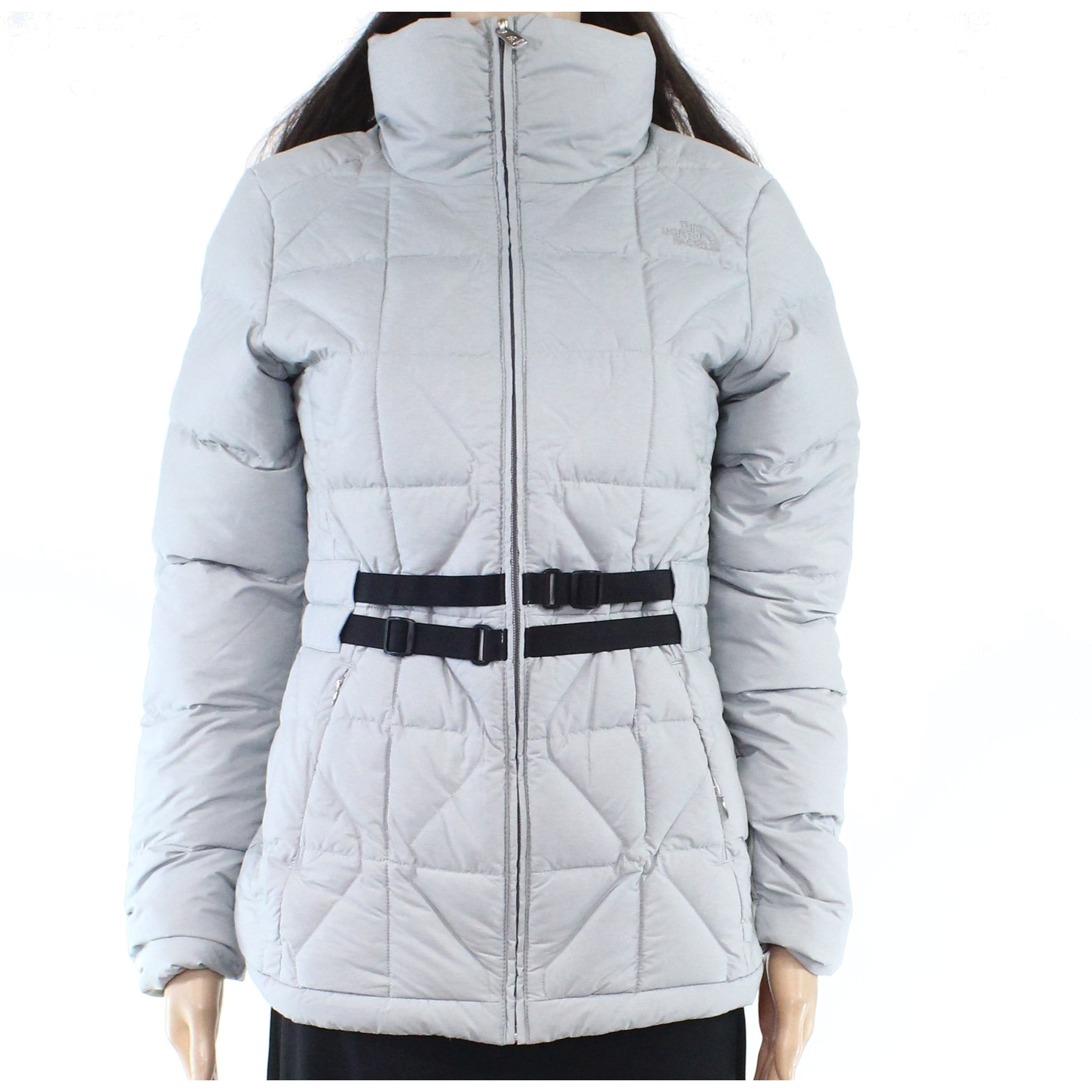 north face silver puffer jacket