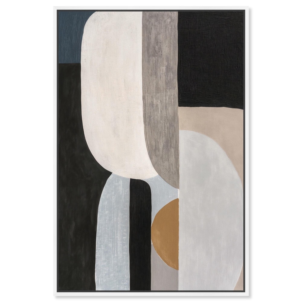 Interlocking Segments II Canvas by Art Remedy