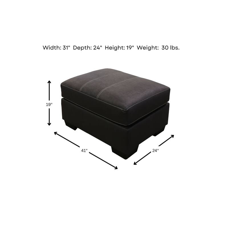 Ebony Ottoman
