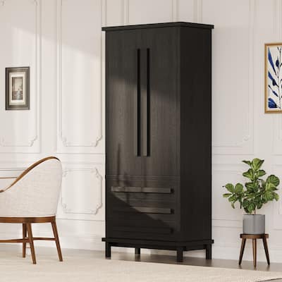 Christopher Knight Home - Linda 70" Kitchen Pantry Cabinet with Adjustable Shelves, 3 Drawers & 6 Door Racks