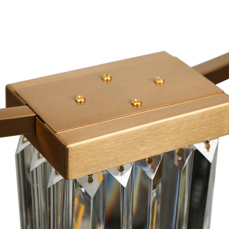 Modern 8-Light Gold Crystal Wheel Chandelier for Living Dining Room - D 31.5" x H 85.7"