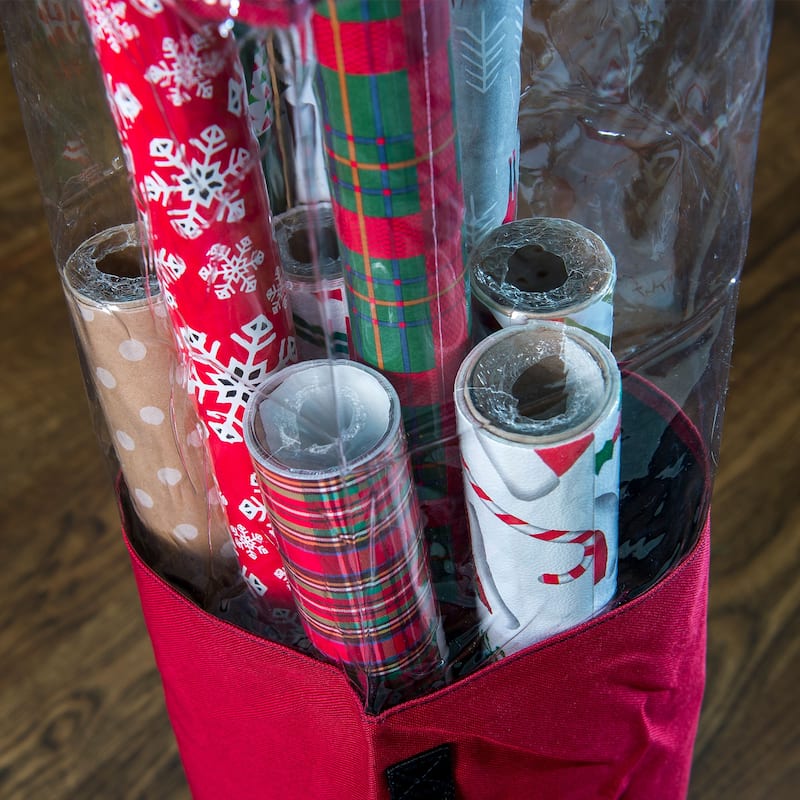 Christmas Wrapping Paper Storage Container