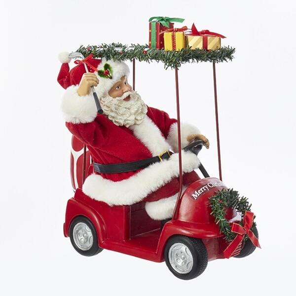 Shop 11 25 Santa Claus Driving Golf Cart Christmas Table Top