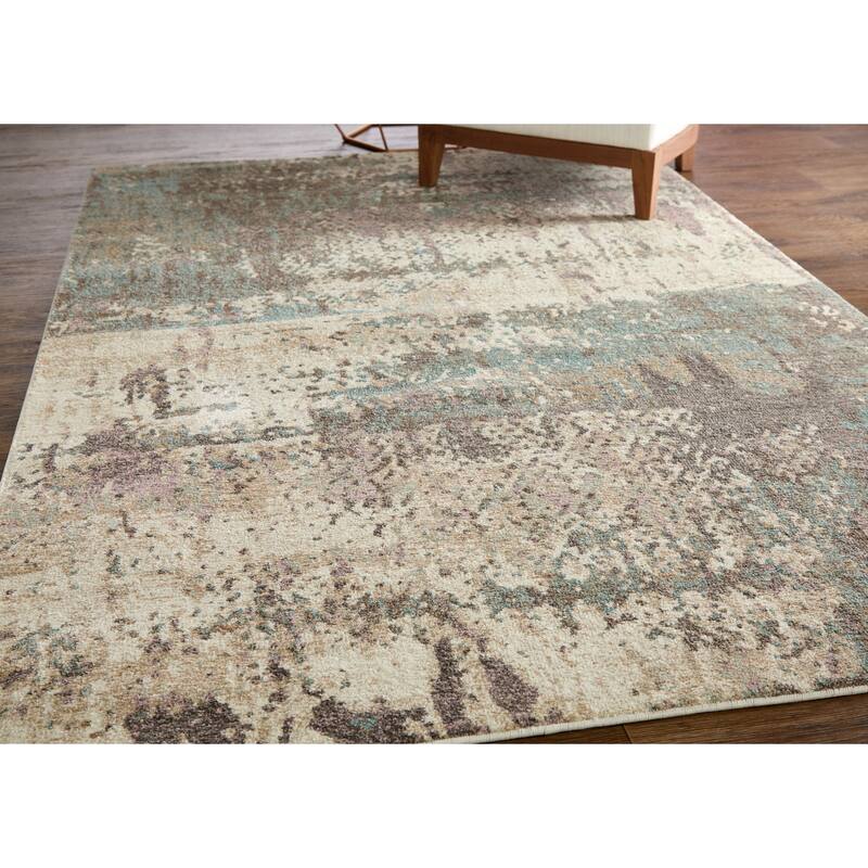 Sparkman R39QR Abstract Modern Area Rug