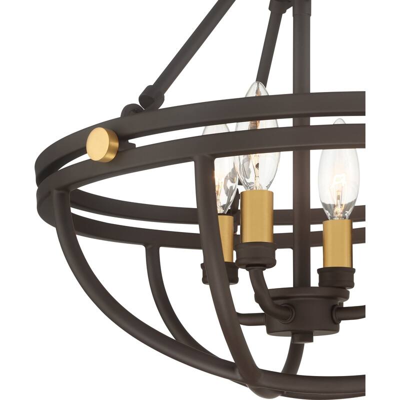 James Allan Wilson 4 Light 16" Wide Semi-Flush Bowl Ceiling Fixture