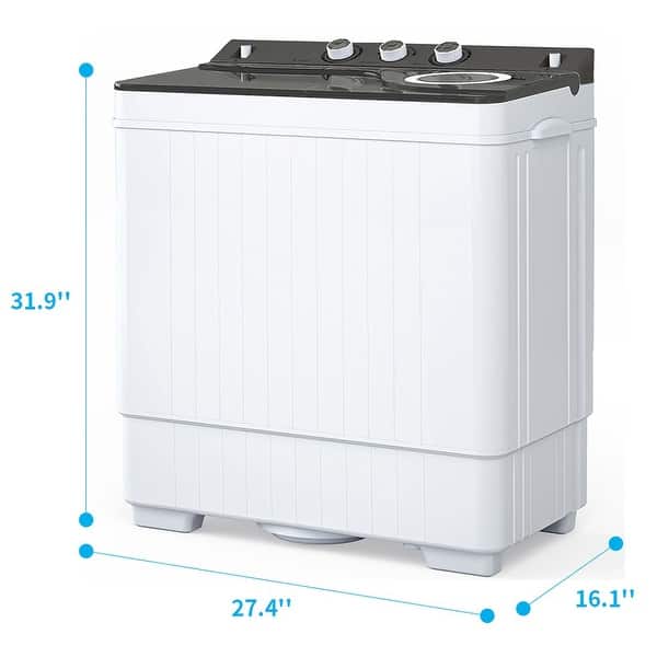 Built-in Drain Pump Semi-Automatic Twin Tubes Washing Machine - Bed ...