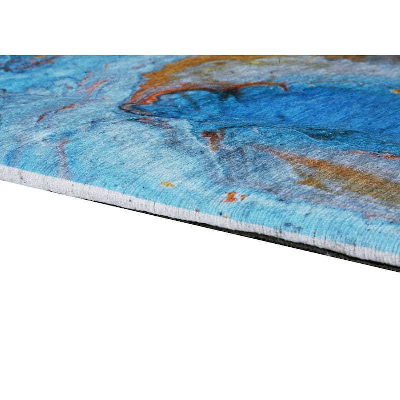 Luxurious Woven Cotton Cushioned Thick Kitchen Mat Rug - Anti-Fatigue, Anti-Skid, - 18''x30''