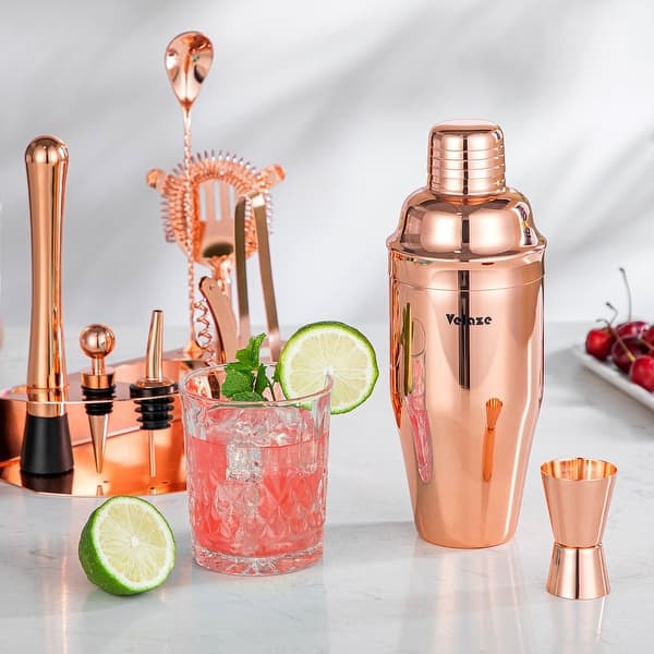 Velaze 10-Pieces Cocktail Set Kit Drink Mixer Shaker Bar Tool Set - On Sale - Bed Bath & Beyond