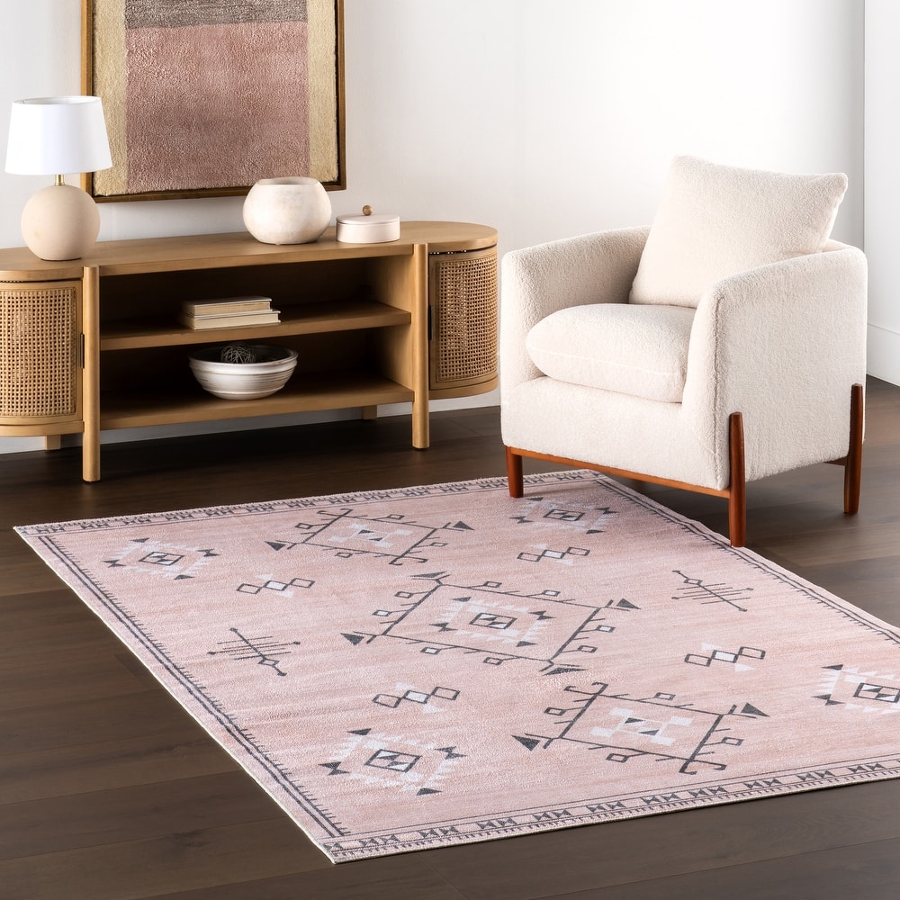 Nuloom Shenai SplashGuard Machine Washable Area Rug