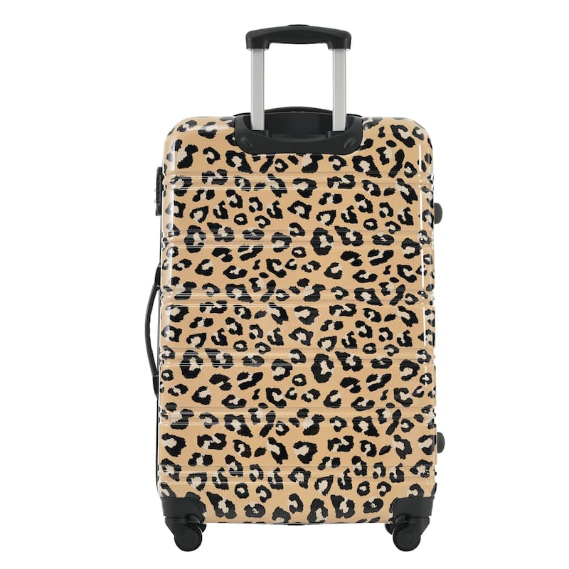 Modern Style 3 Piece Durable Suitcase Set, PC+ABS Hardside Lightweight Luggage with TSA Lock and Spinner Wheels, 20"24"28"