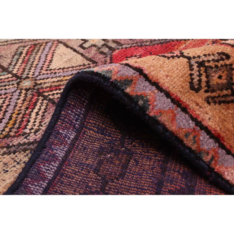 ECARPETGALLERY Hand-knotted Melis Multi Color Wool Rug - 3'5 x 9'0